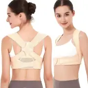 JMPOSE Posture Corrector for Women and Men, Breathable Back Brace, Lg/Xlg, Beige