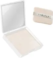 Pack of 100 Oil Control Paper, Natural Face Blotting Paper, Face Oil Blotting Papers with Mirror Case and Self-Adhesive Powder Puff, Face Oil Blotting Sheets for Men and Women, White
