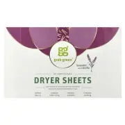 Dryer Sheets, Lavender with Vanilla, 80 Compostable Sheets