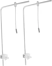 CORHAD 2pcs Fish Tank Lamp Holder Led Aquarium Mount Aquarium Mounting Kit Fish Tank Holders Aquatic Lighting Support Aquatic Lighting Rack Silver Aluminum Alloy