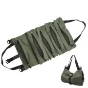Olive Roll-up Motorcycle Tool Storage Bag Wrench Spanner Socket Package Holder