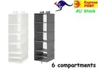 IKEA SKUB Hanging Storage Organiser Shoes Clothes Rack 6 Compartments Wardrobe