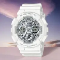 在飛比找momo購物網優惠-【CASIO 卡西歐】G-SHOCK 蒸鍍光澤雙顯手錶(GM