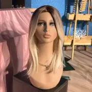 Realistic Mannequin Head Wig Showing Stand for Eyeglasses Hat Wig Necklace
