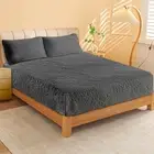 Ultra Soft Sherpa Fleece Fitted Sheet Combo Set by Ramesses | Fluffy Warm Win...