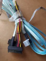 New 12Gbps Mini SAS SFF-8643 to 4xSAS SFF-8482 Cable RHS36-4819