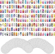 Airbrush Nail Stencils - Design Series Set # 1 Includes 20 Individual Nail Templates with 13 Designs Each for a Total 260 Designs of Series #1