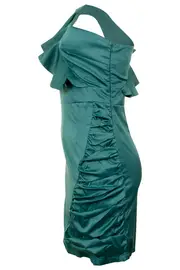 One Shoulder Ruffle Dress--GOS-G50231