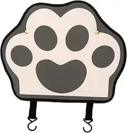COSMEVIVI Rear Seat Protector Cat Paw Kick Mats for Car Easy to Clean Pu Leather Backseat Cover Car Seat Back Organizer