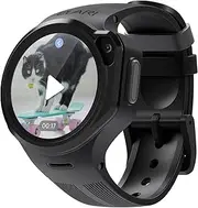 Elari KidPhone 4GR M - 4G Children's Smartwatch Phone GPS Tracker for Boys and Girls, KidGram Messenger with Safe Content, 2-Way Audio and Video Calls, SOS Button, Camera (Black_4GRM)