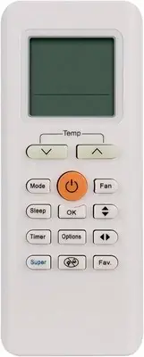 RG70A/BGEF Replacement IR Remote Control for Midea A/C AC Air Conditioner