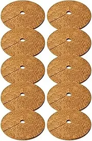 Ysyaxsyt Coconut Fibers Tree Mulch Ring Protector Mat Tree Disc Plant Cover Indoor and Outdoor Lawn Tree Tray Plant Cover