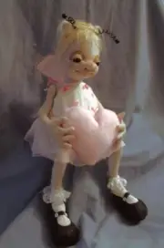Cloth Art Doll Pattern "Lacey Love Bug" By Shelley Hawkey