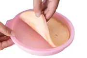 Kitchen 6-Inch Round Silicone Non-Stick Cake Baking Mold Set-Pink