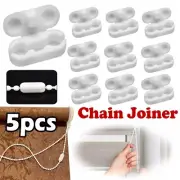 Plastic Blind Cord Connector Ball Roller Blind Chain Joiner Vertical Roman