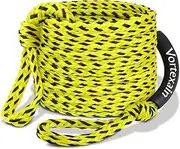 Boat Tow Rope 3K 60ft, Towable Floating Ropes for Water Ski Skiing Tubing Tubes Boating Wakeboard Towing Pull Thick Wakesurf Inflatables Tough Sports Line Watersports Kneeboard Surfboard Accessories