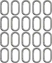 Carabiner Clip - Blocking Carabiner | Zinc Alloy Spring Snap Hook, Easy To Use Portable Outdoor Supplies Multipurpose Durabble For Men Women Boys Girls Young Adoles
