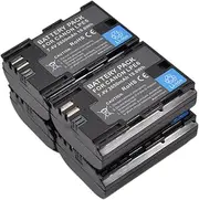 BTBAI 4X LP-E6 Battery for LP-E6N EOS 5D Mark 2 3 4 5D Mark II III IV 6D Mark II 6D Mark 2 5Ds R 5Ds 60D 60Da 6D 70D 7D Mark 2 7D Mark II 80D XC10 XC15 Camera u1a