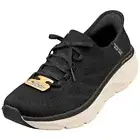 Skechers Slip-ins Dlux Walker 2.0 Vegan Wmns Casual Sneakers in Black Tan - 8 US