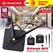 Silent DIY Quartz Movement Wall Clock Motor Mechanism Long Spindle Repair Kit AU