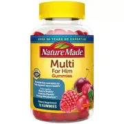 70 Nature Made Multivitamin for Him Gummies For Muscle Immune Energy Metabolism