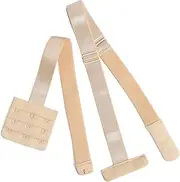 [YARBAR] Low Back Bra Extender 3 Hook Bra Converter Strap for Women Lady Backless Dress