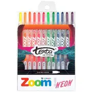 Texta Zoom Crayons 12 Pack Neon