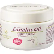 G & M Australian Lanolin Oil Night Cream - 250g