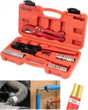 PEX Clamp Tool 1/2 3/4 PEX Cinch Clamps PEX Tubing Cutter Cut PEX Crimper Tool