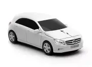 Cassette Car Mouse Mercedes Benz A-Class Wireless Mouse C white Model car