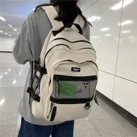 在飛比找Yahoo奇摩拍賣-7-11運費0元優惠優惠-ins日韓風 後背包 背包 雙肩包 大容量後背包 包包 電腦