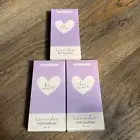 X3 Feeling Smitten "Be Mine" Lavender Bath Bomb Bars 4.9oz each