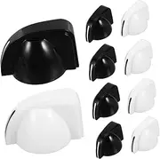 BAZEITFLOW Replacement Volume Knobs 10pcs Potentiometer Knobs Chicken Head Style Guitar Accessories Black White