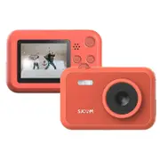 SJCAM FunCam 1080P High Resolution Kids Digital Camera Portable Mini Video Camera with 12 Mega Pixels 2.0 Inch LCD Display Screen for Boys Girls Red