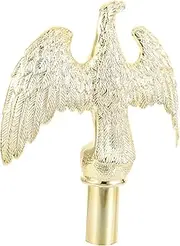 Alasum Eagle Flagpole Topper Ornament Durable Flag Pole Head for Outdoor Use Lightweight Compact Design Flag Pole Accessory for Easy Replacement and Enhanced Aesthetic Appeal