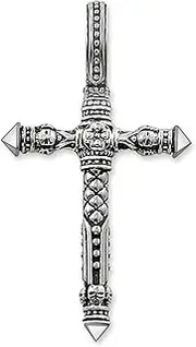 [Thomas Sabo] pendant cross with white stones 925 sterling silver PE848