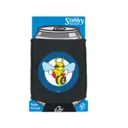 Target Fighting Wasp - Funny Novelty Stubby Holder With Base