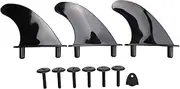 3Pcs Soft Top Surfboard Fins Sets for Softboard Paddle Board Surf Boards Accessories