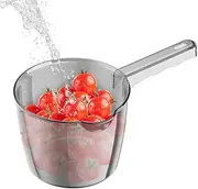 La Ladle à Eau - Clear Bathroom Mug With Long Handle | Brocca Multipurpose For Bathroom, Cooking And Washing Vegetables, Ideal For Home And Home Use