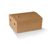 Snack Box Disposable Takeaway Food Container Cardboard Packaging 3 Sizes