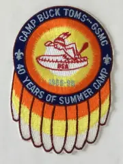 Camp Buck Toms 1995 pocket patch cs