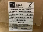 EMERSON SOLA HD 23-23-210-8 TRANSFORMER, POWER PROTECTION, CONSTANT VOLTAGE POWE