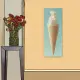 【24mama 掛畫】單聯式 油畫布 食物 甜點 夏天 冰淇淋 創意 無框畫 30x80cm(方糖甜筒)