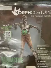 Morphsuit Radioactive Zombie Scary Slime Halloween Morph Costumes Boys Kids XL