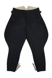 WW2 German Elite Black Wool Breeches