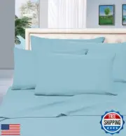 Elegant Comfort 1500 Thread Count Egyptian Quality 6 Piece Wrinkle Free and F