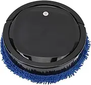 RIZGHWOY Robotic Mopping Machine Powerful Efficient Mopping Robot Wet Dry Robot Vacuum Cleaner, Easy Operation, Intelligent Navigation, Suitable for Household, ABS Material (Black)