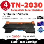 4x Compatible Toner TN2030 TN-2030 For Brother HL-2130 HL-2132 HL-2135W DCP-7055