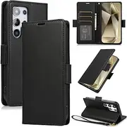 [Procarcasa] for Galaxy S21 Ultra Wallet Case,for Samsung Galaxy S21 Ultra 5G Case[6.8 inch] PU Leather Flip Folio Cover with Card Holders Stand Feature Magnetic Clourse Protective Cover-Black