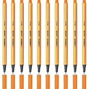 Stabilo 88 Point Fineliner Pen Fine (Orange) [Box 10]